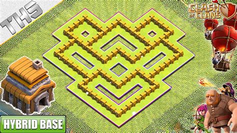 town hall 5 base layout defense